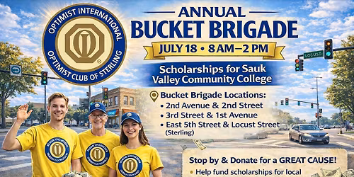 Annual Bucket Brigade hosted by the Optimist Club of Sterling