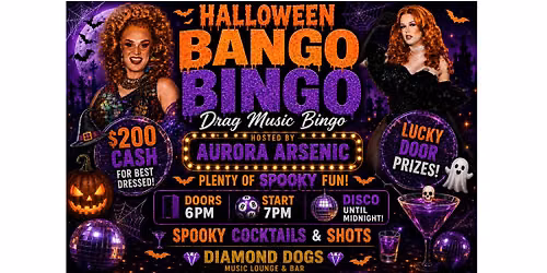 Halloween Bango Bingo - Drag Music Bingo 31St October