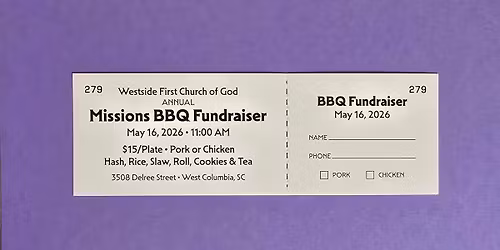 BBQ FUNDRAISER 