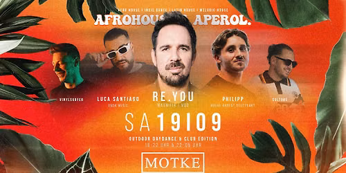 Afrohouse & Aperol 🌿🍊 Outdoor Daydance & Club Edition @ Motke Ravensburg