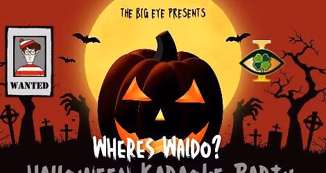 Where's Waldo? Karaoke Halloween Bash & Costume Contest!\ud83c\udf83