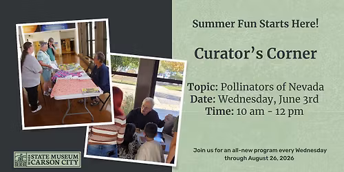 Curator's Corner - Pollinators of Nevada 