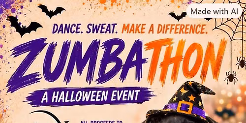\ud83c\udf83 Zumbathon for a Cause: Halloween Edition \ud83d\udc7b