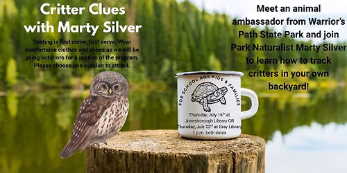 Critter Clues with Marty Silver