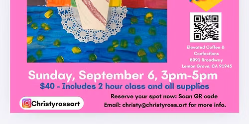 Elevated Expressions Art Class at Elevated Coffee & Confections