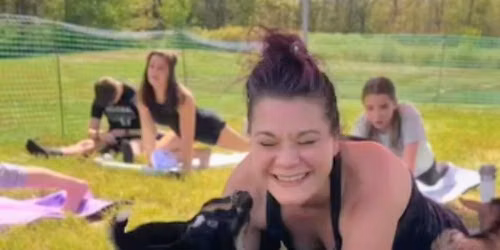 Baby Goat Yoga at Sawyer Farm