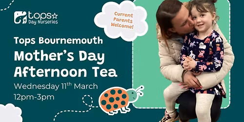 \u2615 Mother\u2019s Day Afternoon Tea at Tops Bournemouth \u2615