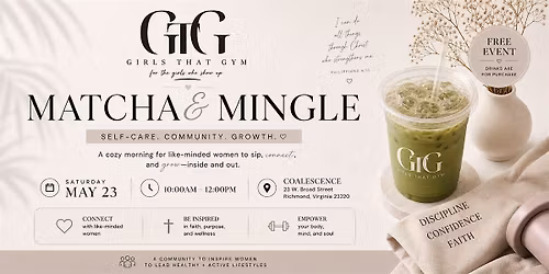 Girls That Gym: \u201cMatcha & Mingle\u201d