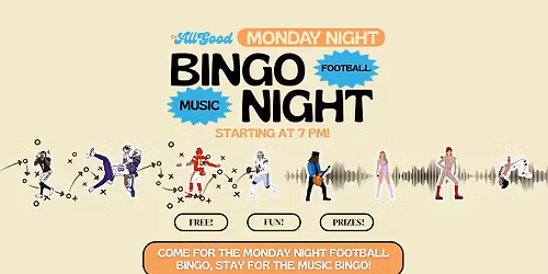 Monday Night Football Music Bingo