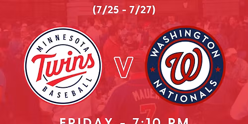 Minnesota Twins at Washington Nationals at Nationals Park
