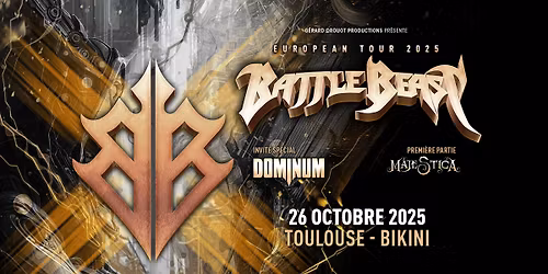 BATTLE BEAST + DOMINUM + MAJESTICA