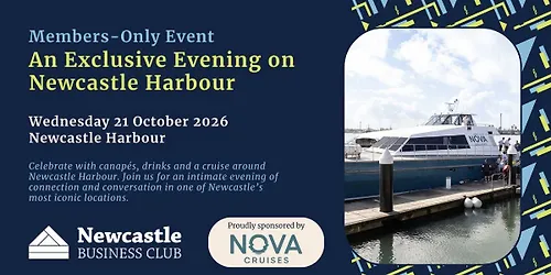 Members-Only Event Cruising Newcastle Harbour