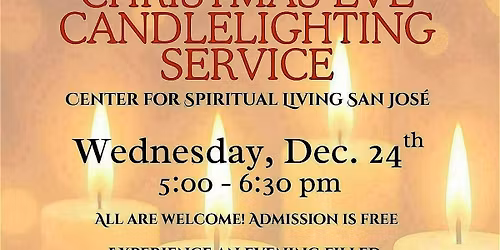 \ufe0f Christmas Eve Candlelighting Service at CSL San Jos\u00e9 \ufe0f