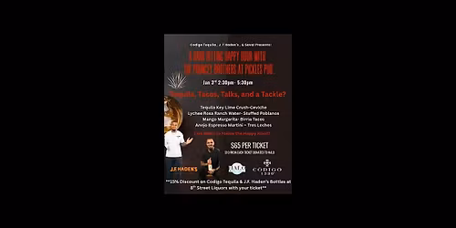 Hard Hittin Happy Hour with the Pouncey Brothers