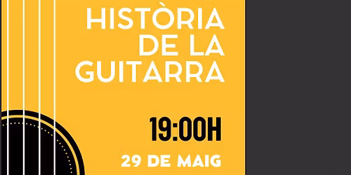 Concert: HIST\u00d2RIA DE LA GUITARRA