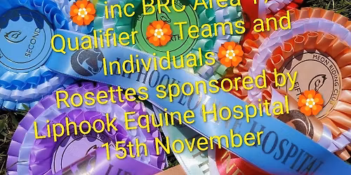 Meon Riding Club OPEN Show Jumping Show. Teams and Individuals. Inc the BRC Area 17 qualifier.