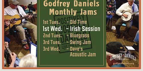 \u2618\ufe0f\ud83c\udfbb\u2618\ufe0f  First Wednesday Free Irish Session 
