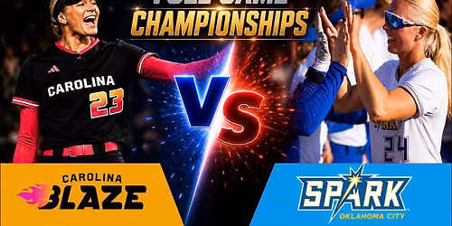 Oklahoma City Spark at Carolina Blaze at Smith Family Stadium