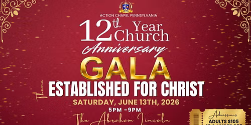 ACP 12th Year Church Anniversary GALA 