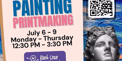 Central Bucks School District Mixed Media Masters: Painting and Printmaking Camp (with Blank Space S
