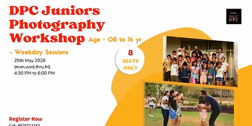 DPC Juniors Photography Workshop (8\u201314 yrs)