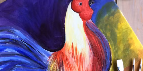 Canvas Painting - Rooster