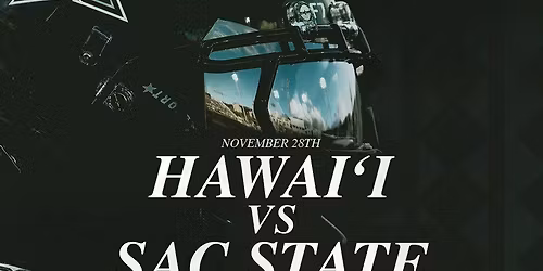 Hawaii Rainbow Warriors vs. Sacramento State Hornets