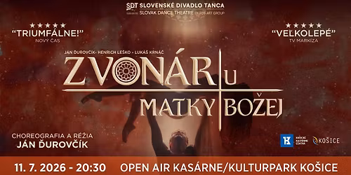 ZVON\u00c1R U MATKY BO\u017dEJ - modern\u00fd balet - Leto v Kulturparku 2026
