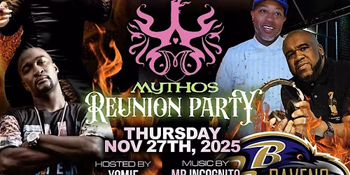 Mythos Reunion Party With Sunshine Anderson + Power 98's No Limit Larry