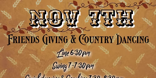 Friendsgiving Country Dance Social