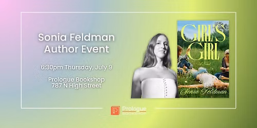 Author Event with Sonia Feldman, Girl's Girl