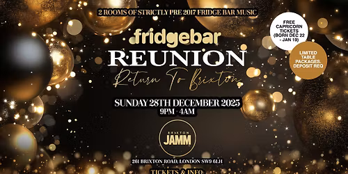 Fridge Bar Reunion [Return To Brixton]
