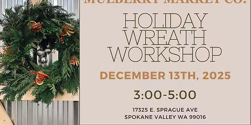 Holiday Wreath Making