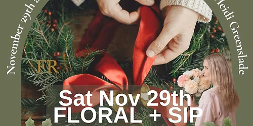 Floral + Sip | Evergreen Xmas Wreaths