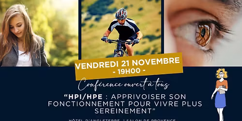 Conf\u00e9rence : \u201cHPI\/HPE : apprivoiser son fonctionnement pour vivre plus sereine"