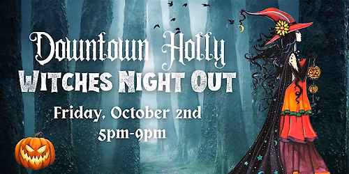 Witches Night Out in Downtown Holly