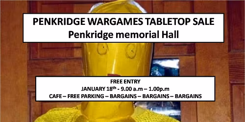 Penkridge wargames tabletop sale - free entry