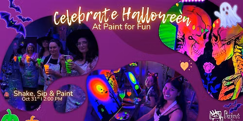 Halloween Shake, Sip & Paint - Cocktail Making and Painting Class