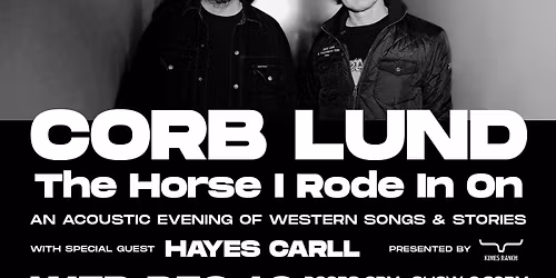 Corb Lund at Lewis and Clark Brewing Company