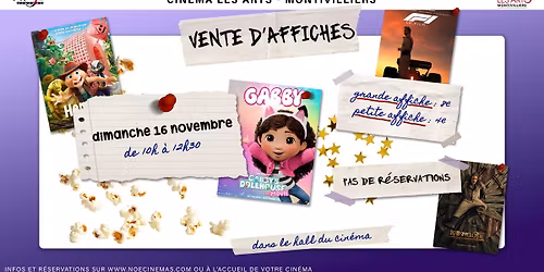 VENTE D'AFFICHES DE CIN\u00c9MA