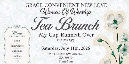Women of Worship Ministry Tea Brunch