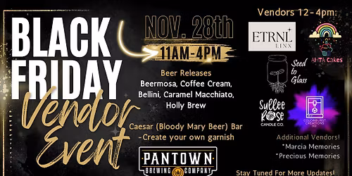 Black Friday Vendor Event
