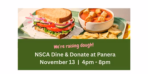 NSCA Dine & Donate at Panera