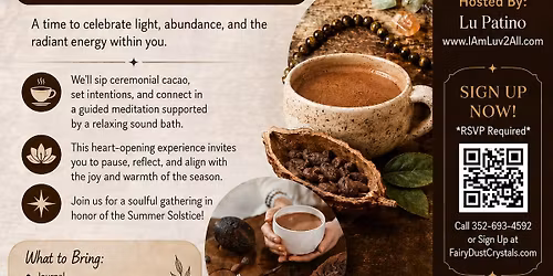 Light Within: A Heart-Opening Pre-Solstice Cacao Circle & Sound Healing