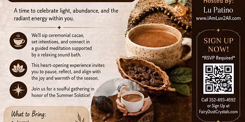 Light Within: A Heart-Opening Pre-Solstice Cacao Circle & Sound Healing