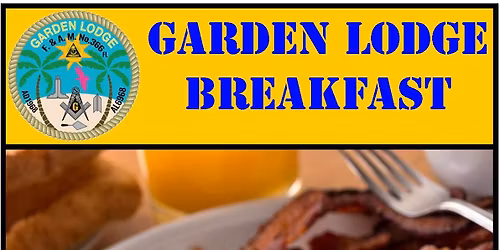 1st Sunday Breakfast - Garden Lodge No.366