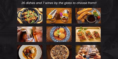 2 HOURS FREE FLOW FOOD & WINE