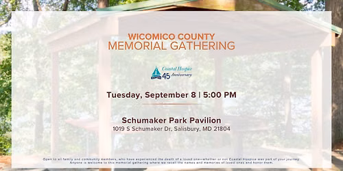 Wicomico County | 2026 Memorial Gatherings
