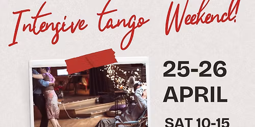 Intensiv tango helg! Teknik, balans, kontroll