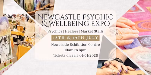 Soul Journey ~ Newcastle Psychic & Wellbeing Expo | 18th & 19th July | 10am to 6pm
